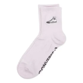 Bestickte Sneaker-Patch-Socken, zwei Paar „Pink“ Bestickte Sneaker-Patch-Socken, zwei Paar „Pink“