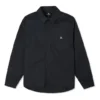 Carpenter Pocket Button-Down-Langarmhemd, asiatische Größen, „Schwarz“