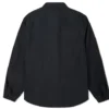 Carpenter Pocket Button-Down-Langarmhemd, asiatische Größen, „Schwarz“