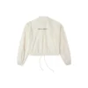 Casual-Hemd-Jacke mit kleinem Logo, asiatische Größen, „Beige“