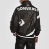 Casual Sports Logo Kapuzenjacke Schwarz