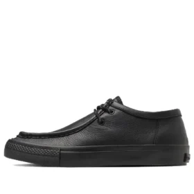 Chevron & Star Mokassins Skateboarding Le Ox „Black“