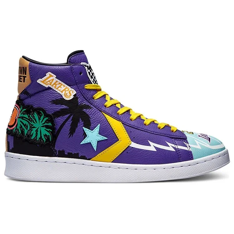 Chinatown Market x Pro Leather High „Lakers Championship Jacke“ Chinatown Market x Pro Leather High „Lakers Championship Jacke“