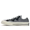 Chuck 1970s Leder Low Top Grau Schwarz