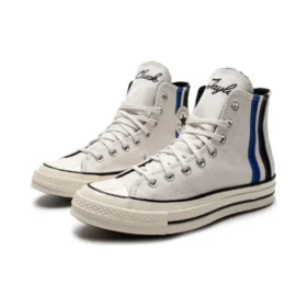 Chuck 70 Archival Stripes High Top „Weiß Blau Schwarz“