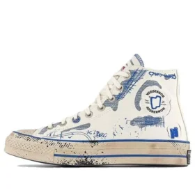 Chuck 70 High „ADER ERROR“ – Weiß/Imperialblau