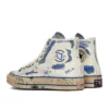Chuck 70 High „ADER ERROR“ – Weiß/Imperialblau