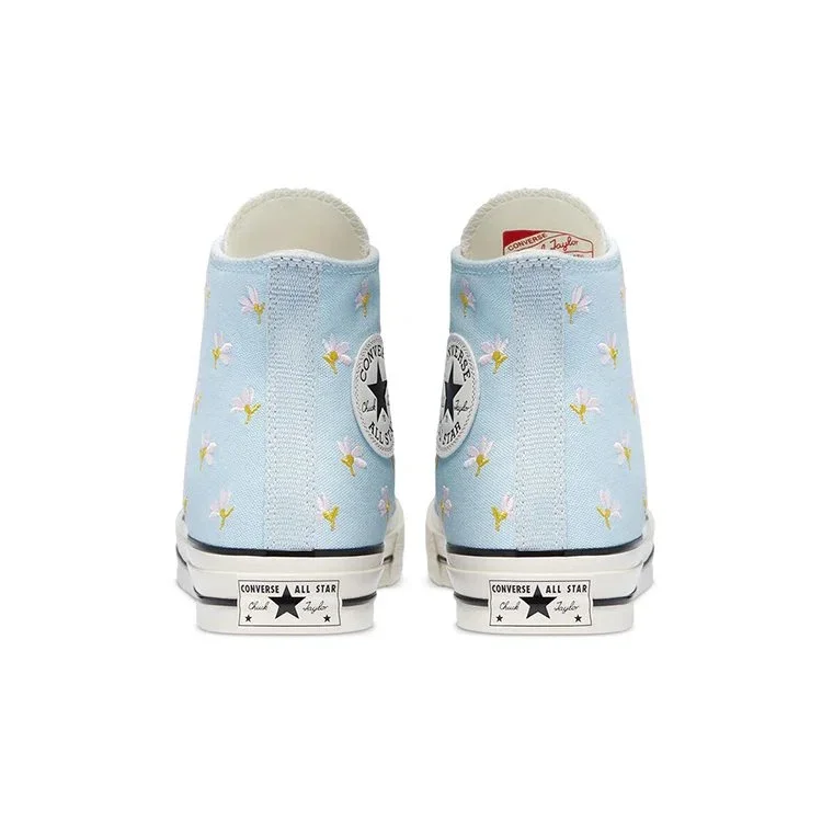 Chuck 70 High „Embroidered Floral Print – Chambray Blue“ Chuck 70 High „Embroidered Floral Print – Chambray Blue“