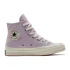 Chuck 70 High „Embroidered Floral Print – Pale Amethyst“