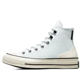 Chuck 70 High Leder „Weiß-Beige“