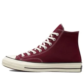 Chuck 70 High „Recycled Canvas – Deep Bordeaux“