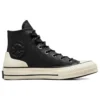 Chuck 70 Leather High „Black Egret“