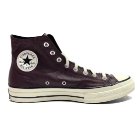 Chuck 70 Leather High „Colorblock – Black Currant“