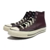 Chuck 70 Leather High „Colorblock – Black Currant“