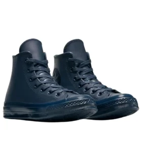 Chuck 70 Leather High Top „Obsidian“