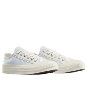 Chuck 70 Low Lace Trim „Egret Barely Grey“