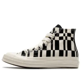 Chuck 70 Vintage Canvas High-Top-Schuhe „Black Beige“