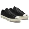 Chuck 70 Zip Low „Embossed Suede – Black Egret“