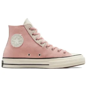 Chuck 70s High Top Mix Materials Schuhe „Static Pink“