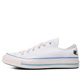 CHUCK 70s OX mit gestickter Elster „Weiß“