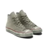 Chuck Taylor All Star 1970er Canvas-Schuhe Grau „Grey Red“