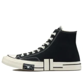 Chuck Taylor All Star 1970s High-Top-Canvas-Schuhe „Schwarz-Weiß“