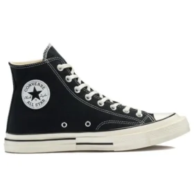 Chuck Taylor All Star 1970s High-Top-Canvas-Schuhe „Schwarz-Weiß“
