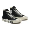 Chuck Taylor All Star 1970s High-Top-Canvas-Schuhe „Schwarz-Weiß“