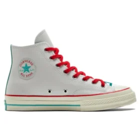Chuck Taylor All Star 1970s „Weiß-Teal-Rot“