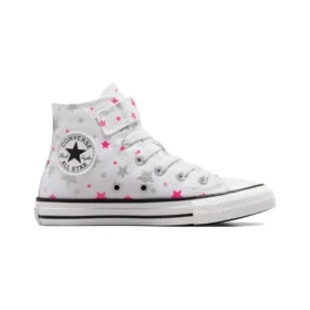 Chuck Taylor All Star 1V High Top „Weiß-Rosa-Silber“