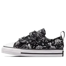 Chuck Taylor All Star 2V Dinos Lo Sneaker „Schwarz-Weiß“