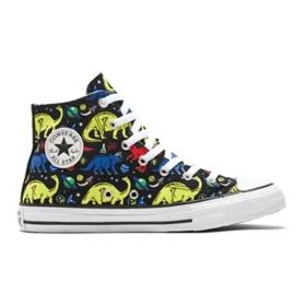 Chuck Taylor All Star Big Dinosaur Schwarz Mehrfarbig