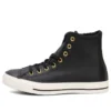 Chuck Taylor All Star „Black Leather Gold“