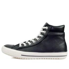 Chuck Taylor All Star Boot High Top Leder „Schwarz“