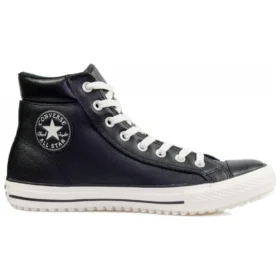 Chuck Taylor All Star Boot High Top Leder „Schwarz“