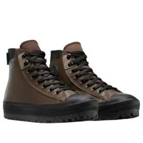 Chuck Taylor All Star City Trek Wasserdichter Leder-High-Top „Grounded“
