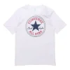 Chuck Taylor All Star Classic Rundhals-Kurzarm-Shirt „Weiß“