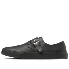 Chuck Taylor All Star Coupe Epais Leder-Monkstrap OX „Schwarz“