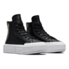Chuck Taylor All Star Cruise Hi Plateau-Sneaker „Leather Black“