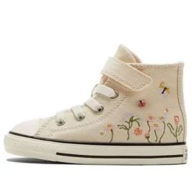 Chuck Taylor All Star Easy-On High „Embroidered Floral Print – Natural Ivory“