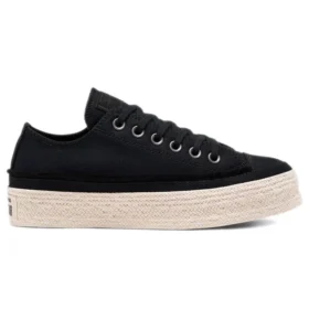 Chuck Taylor All Star Espadrille Low „Trail to Cove – Schwarz“