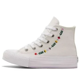 Chuck Taylor All Star EVA Lift Platform High „Floral Embroidery“