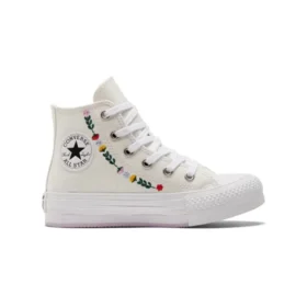 Chuck Taylor All Star EVA Lift Platform High „Floral Embroidery“