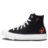 Chuck Taylor All Star EVA Lift Platform Y2K Heart High Top „Schwarz“