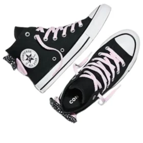 Chuck Taylor All Star Floral Bow „Black Vintage“