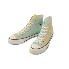 Chuck Taylor All Star Hi High Top Freizeitschuhe aus Canvas Blau-Grün Japanische Version „Green Blue“