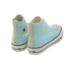 Chuck Taylor All Star Hi High Top Freizeitschuhe aus Canvas Blau-Grün Japanische Version „Green Blue“