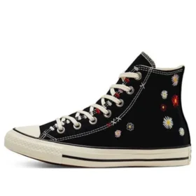 Chuck Taylor All Star High „Daisy Embroidery – Schwarz“