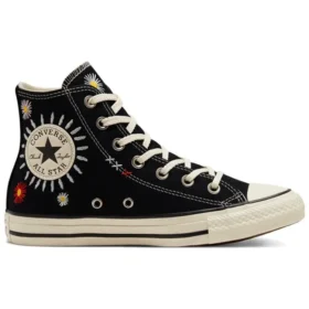 Chuck Taylor All Star High „Daisy Embroidery – Schwarz“
