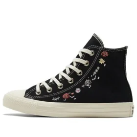 Chuck Taylor All Star High „Embroidered Floral – Schwarz“